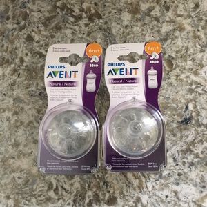 Natural nipples for avent bottles